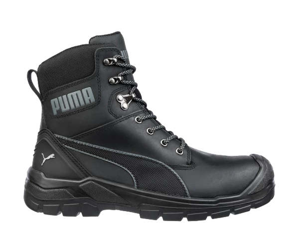 PUMA SAFETY SHOES CONQUEST BLACK CTX HIGH 630730